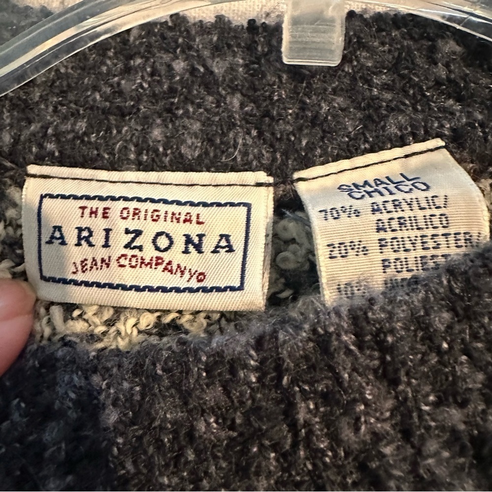 Arizona Jean Co Fair Isle Knit Sweater Women’s Small | Soft Textured Pullover - Picture 6 of 10